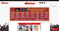 Desktop Screenshot of boletea.com